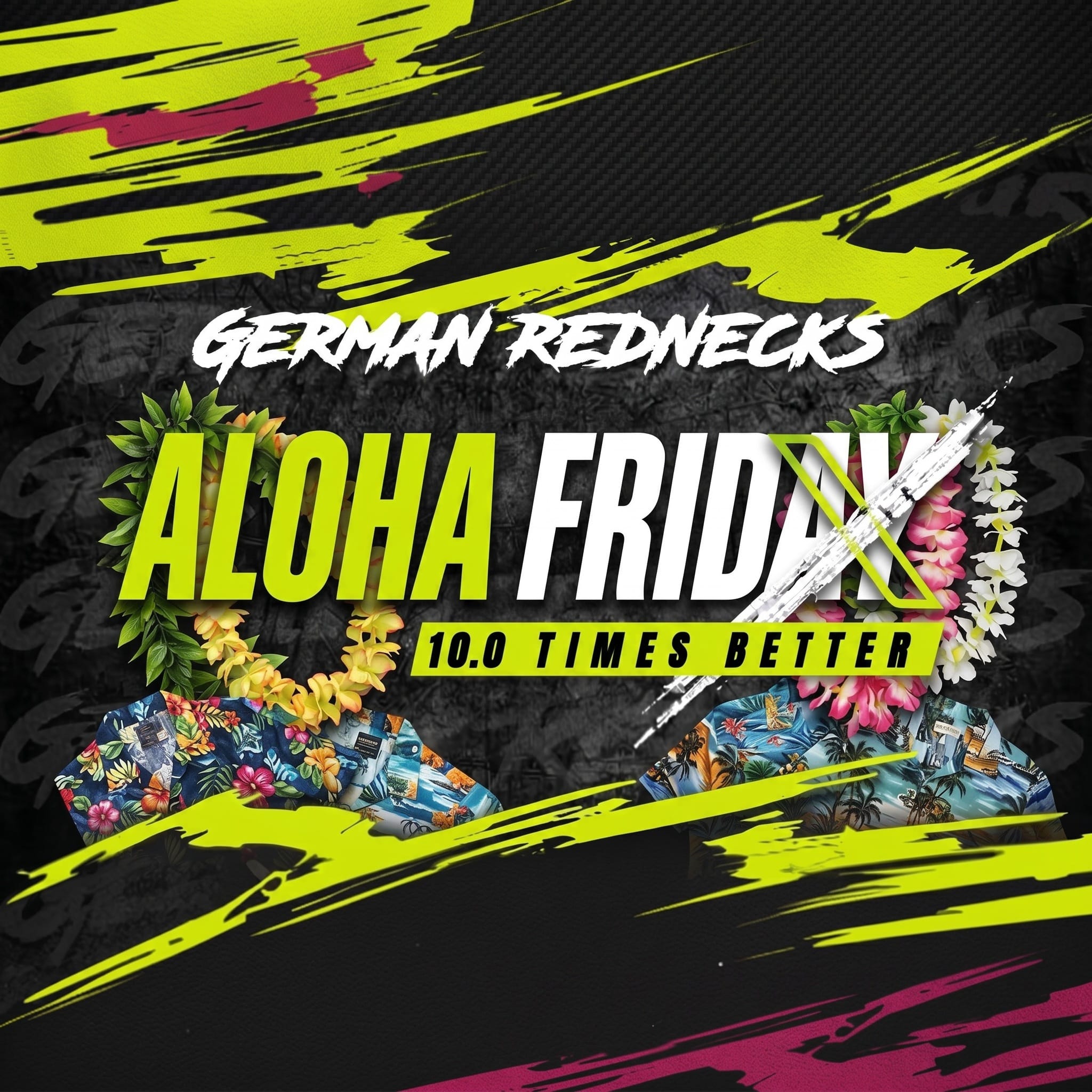 Aloha Friday Banner der German Rednecks