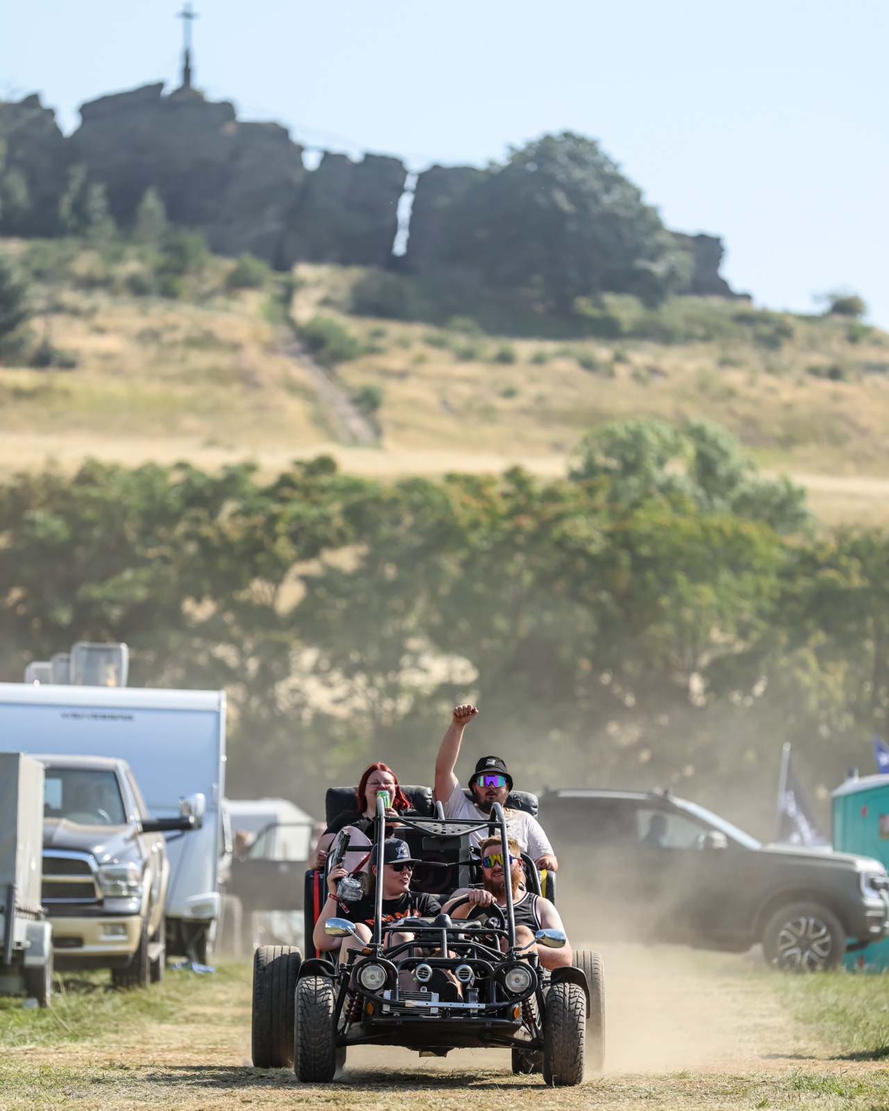 Buggy unterwegs zwischen den Camps